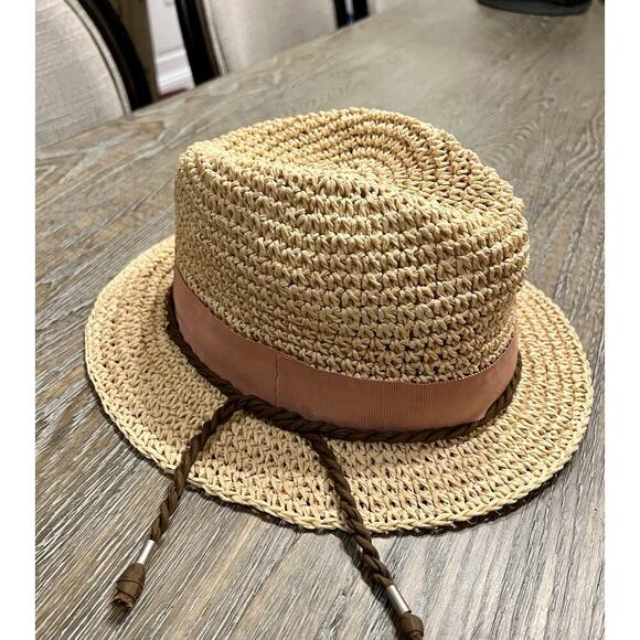 Vintage Tommy Hilfiger Straw Fedora Hat - Picture 4 of 8